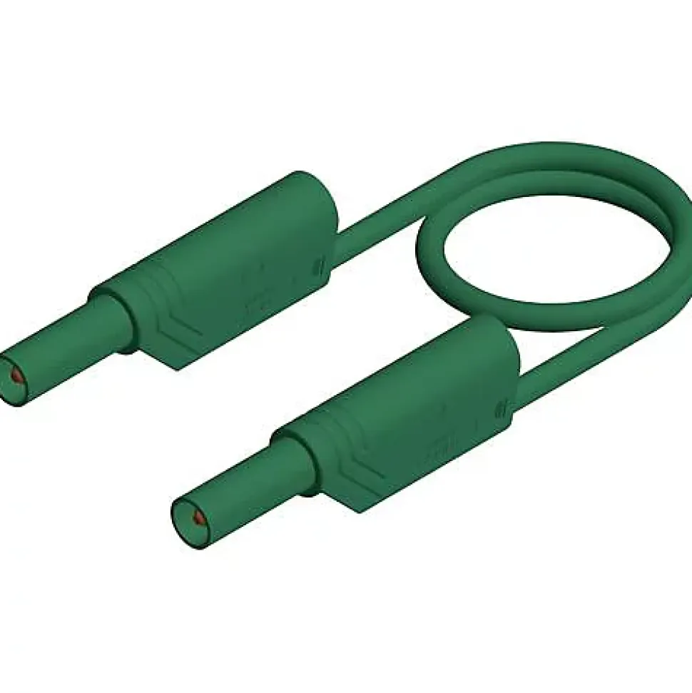 Hirschmann MLS WS 100/2,5 gn Cordon de mesure de sécurité 1 m Banane 4 mm