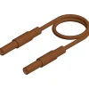 Hirschmann Test & Measurement MLS GG 200/2,5 - Cordon de mesure pour électricien, 2000 mm, 1000 V, 32 A, garantie 2 ans