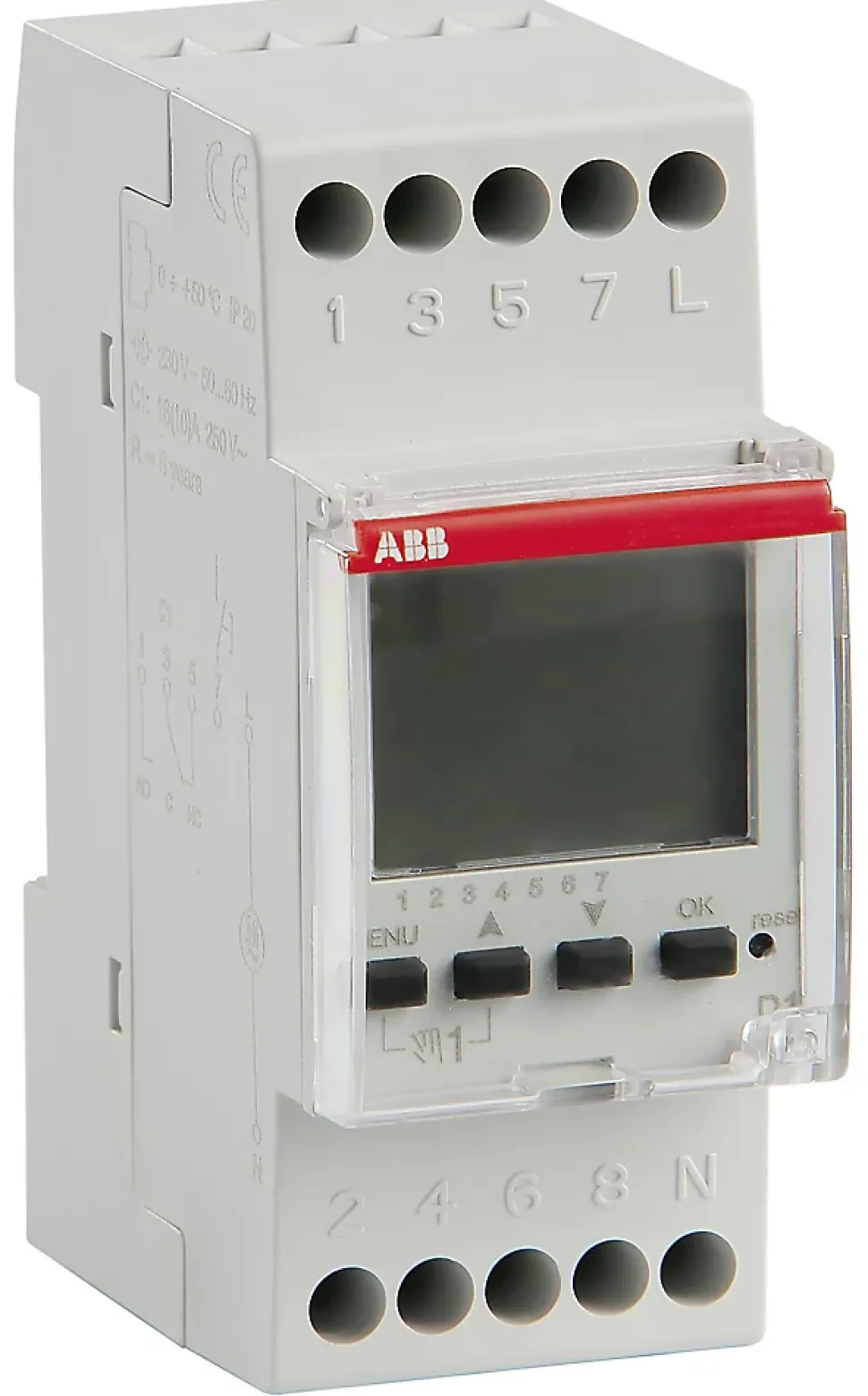 Horloge numérique hebdomadaire 2 canaux ABB
