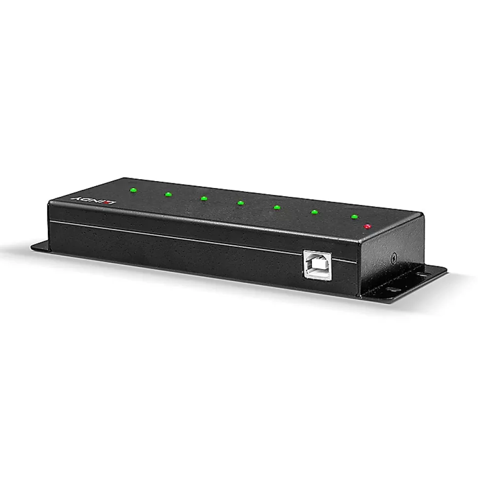 Hub USB 2.0 7 ports Noir LINDY