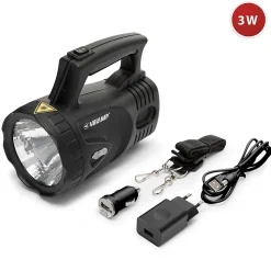 ICARO: Phare rechargeable LED 3W