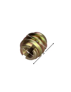 Insert Fendue Bichromaté M6 13X13 - 200 pièces