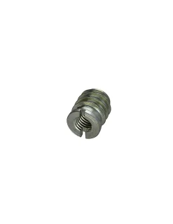 Insert fileté bois fendu Acier zingué M8 14X17 - 10 pièces