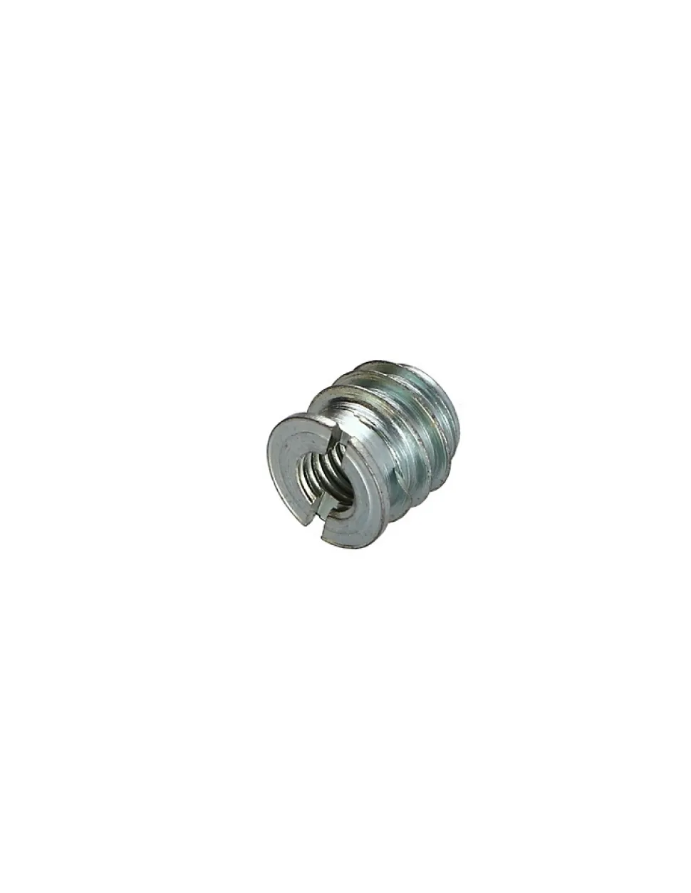 Insert fileté bois fendu M8 15X15 Acier zingué - 10 pièces