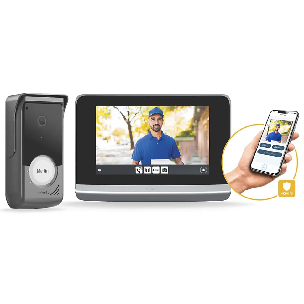 Interphone vidéo connecté Somfy V500 Connect