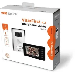 Interphone vidéo filaire - VisioFirst 4.3 - SCS SENTINEL - Garantie 3 ans