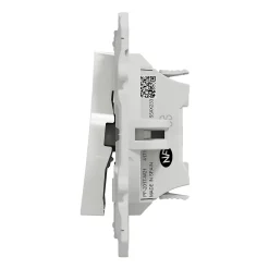 Interrupteur commande VMC 2 boutons à vis Schneider Electric Odace blanc