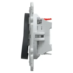 Interrupteur commande volet-roulant 2 boutons Schneider Electric Ovalis anthracite