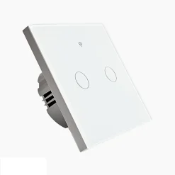 Interrupteur connecté tactile double SomLife application tuya smart life Compatible avec Alexa/Google Home