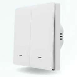 Interrupteur connecté zigbee - 2 boutons - sans fil neutre