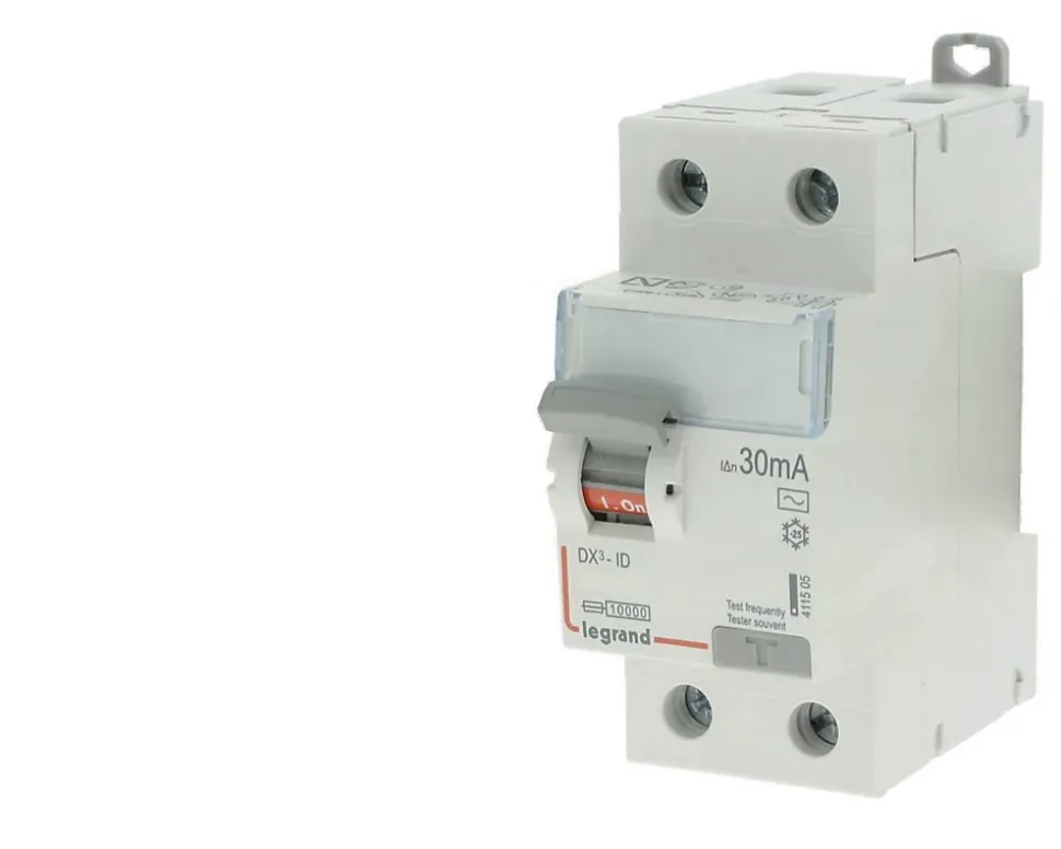 Interrupteur différentiel 2P 40A 30mA Type HPI Legrand DX