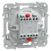 Interrupteur double va-et-vient Schneider Electric Ovalis blanc