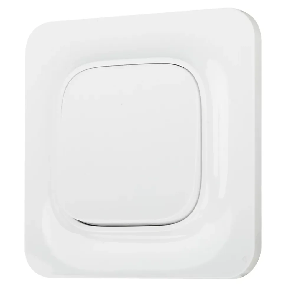 Interrupteur Jacobsen Kennet blanc complet, lot de 5