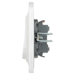 Interrupteur Jacobsen Kennet blanc complet, lot de 5