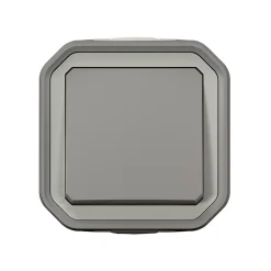 Interrupteur Legrand Plexo gris en saillie