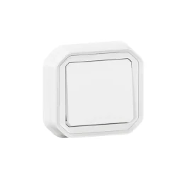 Interrupteur Legrand Plexo blanc à griffes