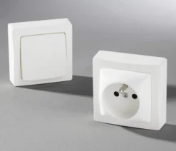 Interrupteur ou va-et-vient Legrand ALB2213WH blanc montage en saillie 10A 230 V