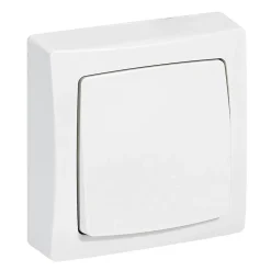 Interrupteur ou va-et-vient Legrand ALB2213WH blanc montage en saillie 10A 230 V