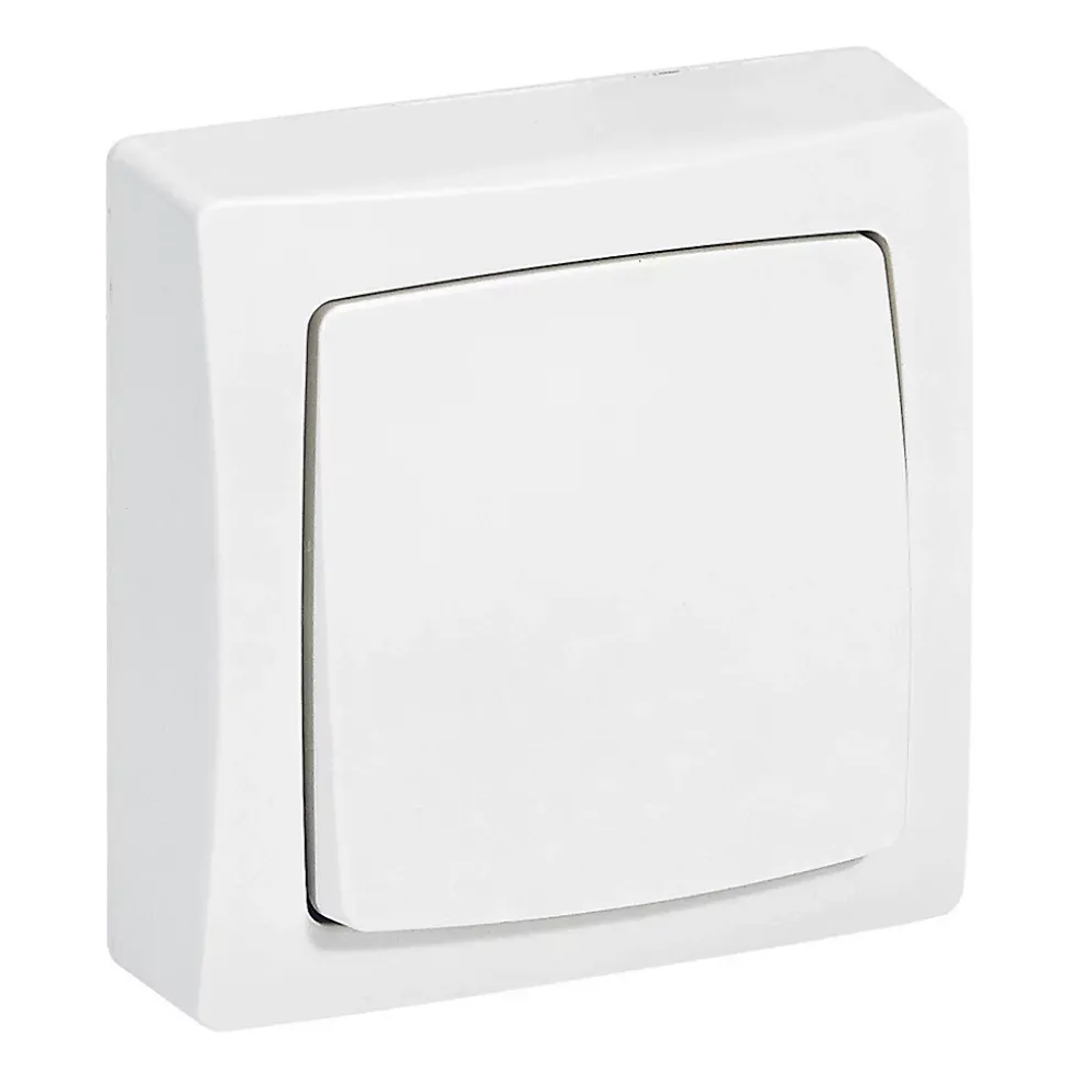 Interrupteur ou va-et-vient Legrand ALB2213WH blanc montage en saillie 10A 230 V