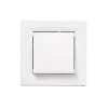 Interrupteur poussoir 10A complet Schneider Electric Asfora blanc