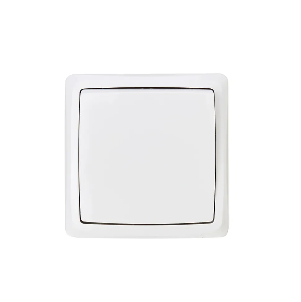 Interrupteur poussoir monobloc Jacobsen Sigurd blanc complet