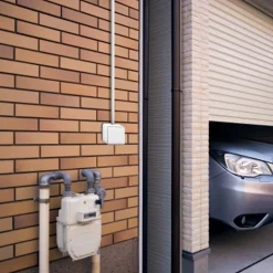 Interrupteur poussoir étanche complet saillie Schneider Electric Mureva Styl blanc