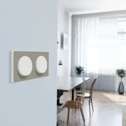 Interrupteur va-et-vient 10A à vis Schneider Electric Odace blanc