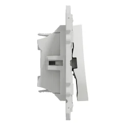 Interrupteur va-et-vient 10A à vis Schneider Electric Odace blanc