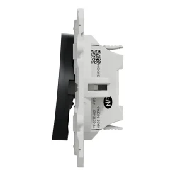Interrupteur va-et-vient 10A à vis Schneider Electric Odace anthracite