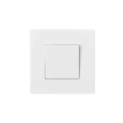 Interrupteur va-et-vient blanc complet, lot de 3