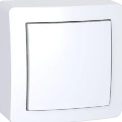 Interrupteur va-et-vient complet saillie Schneider Electric Alréa blanc