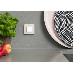 Interrupteur va-et-vient connexion rapide 10A Schneider Electric Unica Déco blanc
