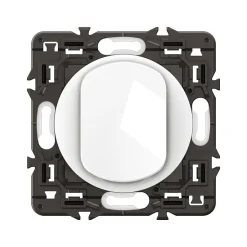 Interrupteur va-et-vient Legrand Céliane 10A blanc sans plaque