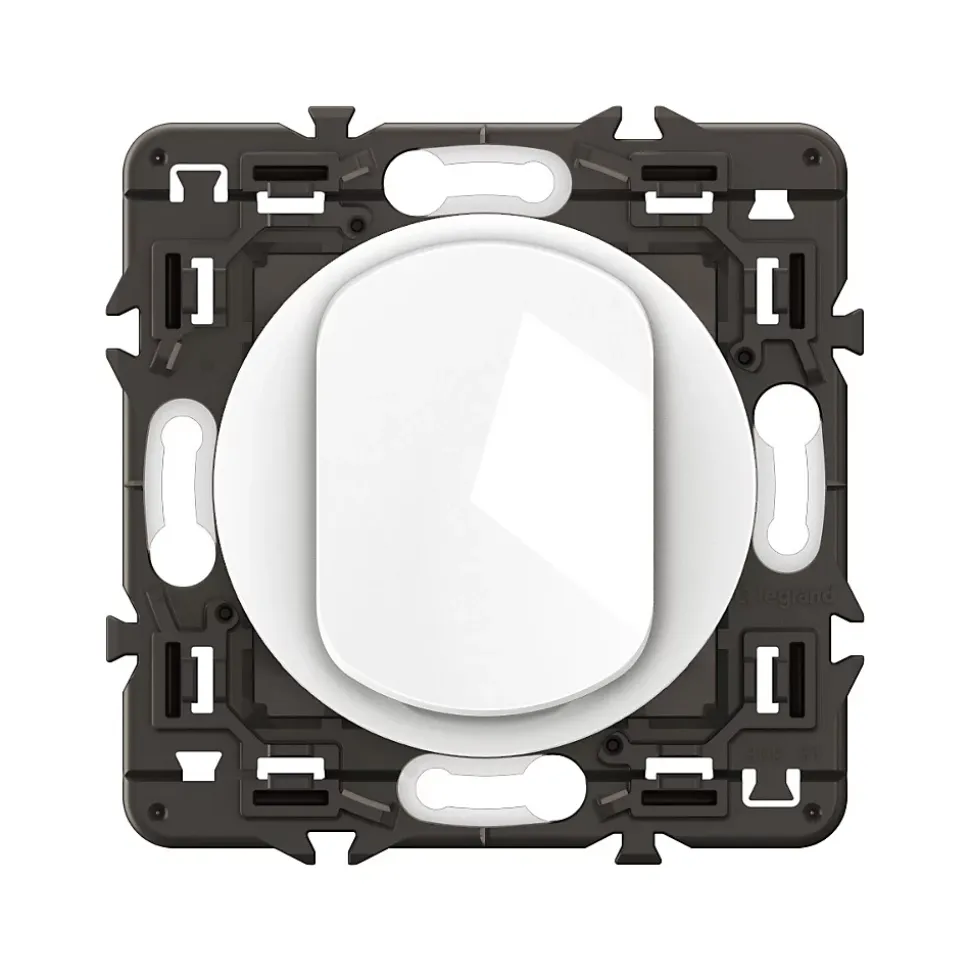 Interrupteur va-et-vient Legrand Céliane 10A blanc sans plaque