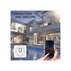 Interrupteurs intelligent SomLife WiFi 16A MiniSmart Switch Wi-Fi connecté,application Tuya/SmartLife,Alexa,Google Home
