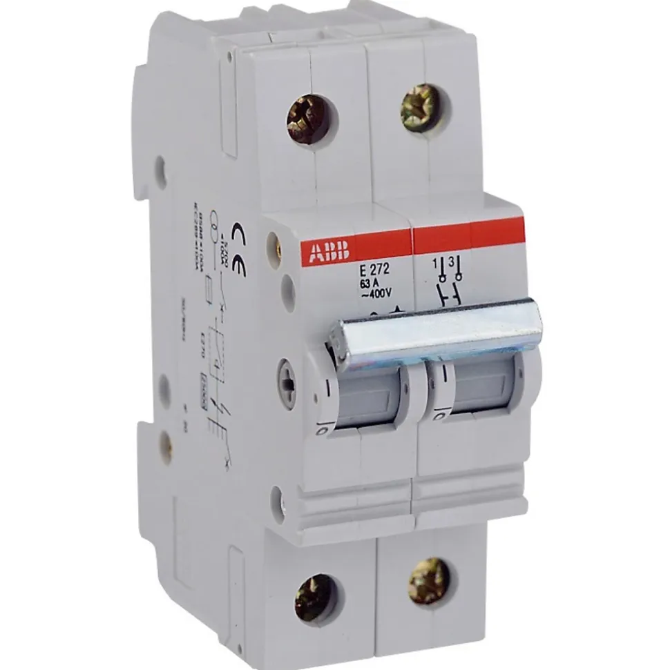Interrupteur/sectionneur mod. 2P 63A SD200 ABB