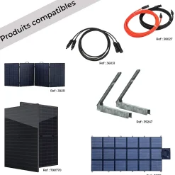 IZYWATT.eco 2048Wh + panneau solaire pliant 315W