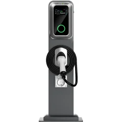 JATRHG K1 kit de borne de recharge, 7,2 kW / 32 A, monophasé, avec câble type 2 de 8 m pour véhicules électriques, support inclus