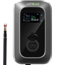 JATRHG S2 borne pour véhicules électriques, IP66, avec prise de type 2 équipée de shutter, 11kW / 16A, triphasée