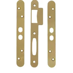 Jeu de gâche pour serrure à larder série 5700 plates bout rond - VACHETTE - 16614000
