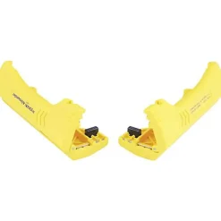 Jokari 30900 Allrounder Dénudeur de câble universel pour câbles ronds, plats et coaxiaux, 130 mm
