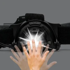 KAIZER: lampe frontale rechargeable 10W 900 lumens, avec zoom
