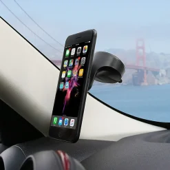Kenu support de téléphone pour voiture Airbase Magnetic noir