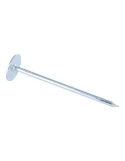 Kg de pointes Embase collerette ronde Diamètre de tête: 20 Acier zingué 3.1X50 - 1 pièce