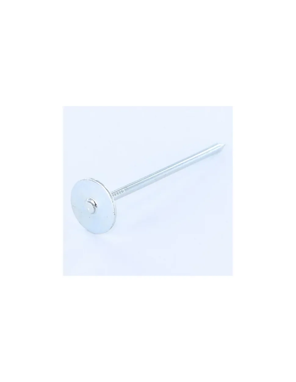 Kg de pointes Embase collerette ronde Diamètre de tête: 20 Acier zingué 3.1X50 - 1 pièce