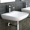Kibath Siphon rond MIN, finition chrome poli, en laiton