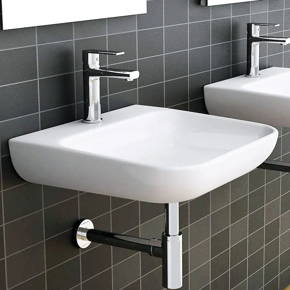 Kibath Siphon rond MIN, finition chrome poli, en laiton