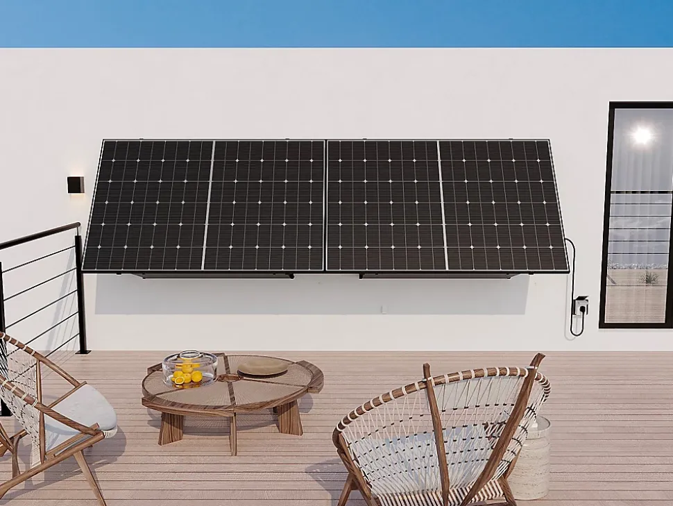 Kit 2 panneaux solaires Plug and Play - 850 W - LUMINOSER