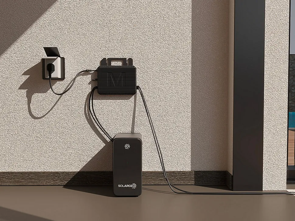 Kit 2 panneaux solaires Plug and Play + batterie de stockage - 850 W - LUMINOSER