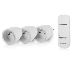 Kit 3 prises commandées Smartwares 2300W